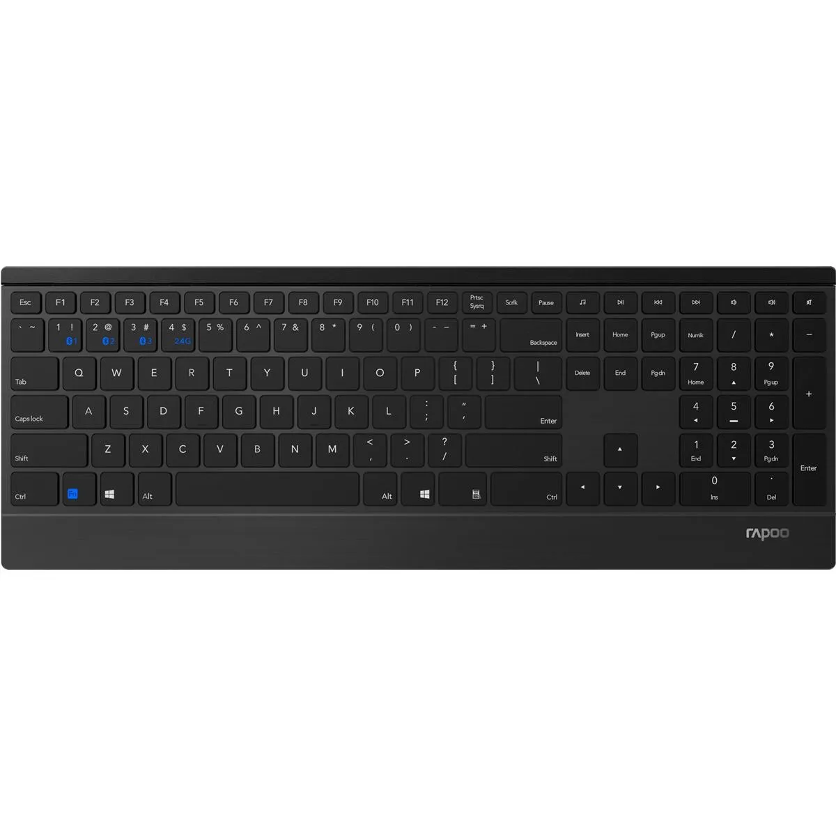 Клавіатура бездротова Rapoo E9500M Wireless Black - зображення 1