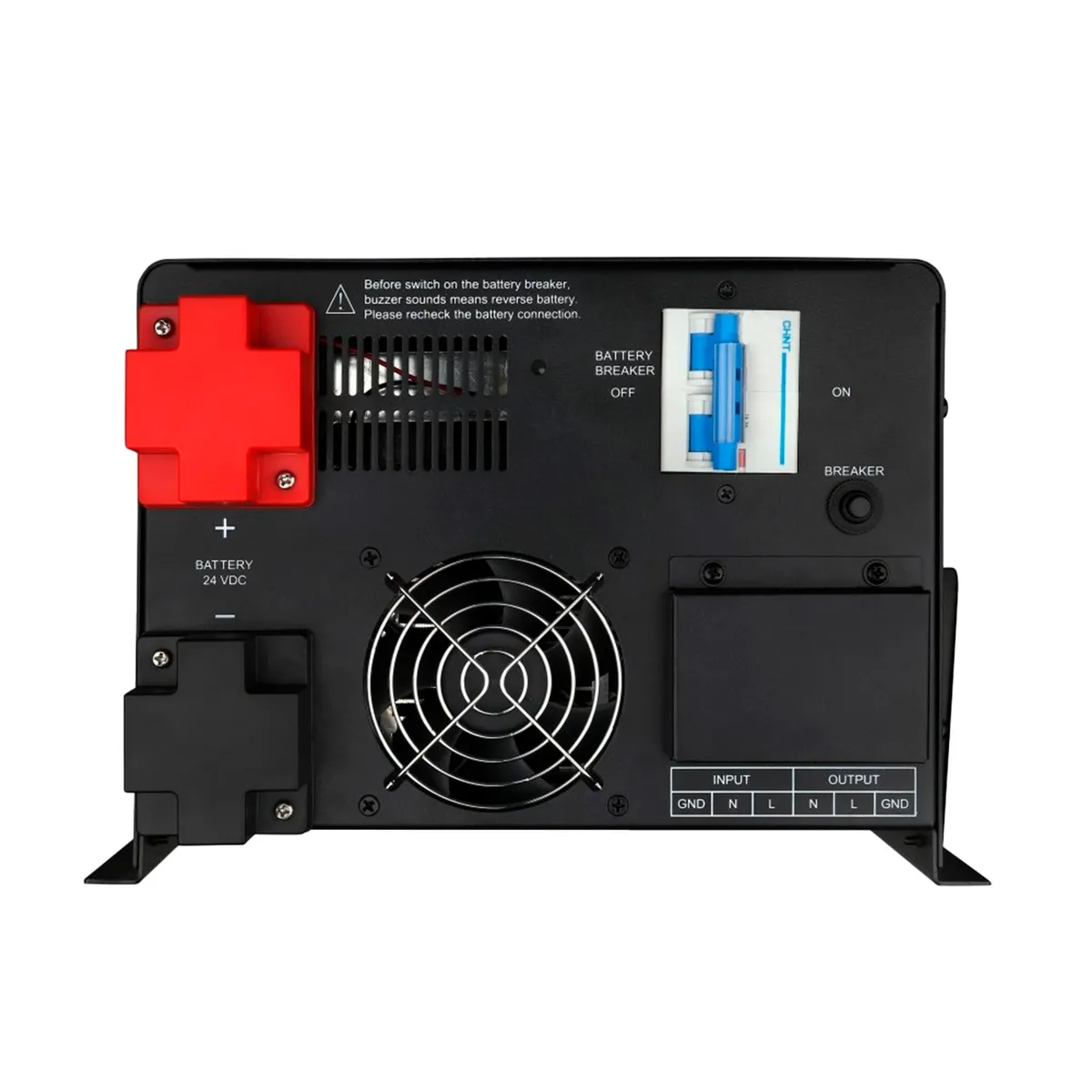 Джерело безперебійного живлення LogicPower LPE-W-PSW-3600VA+ (2500Вт) 1-50A, з правильною синусоїдою 24V - мініатюра 3
