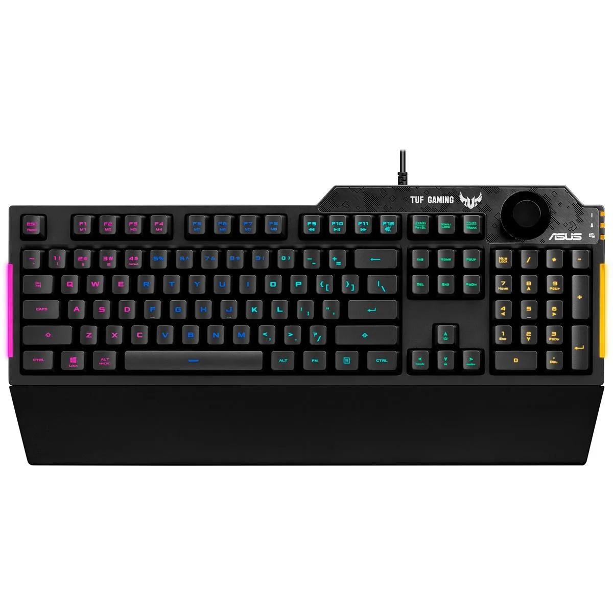 Клавіатура Asus TUF Gaming K1 USB Black UKR (90MP01X0-BKMA00) - зображення 1