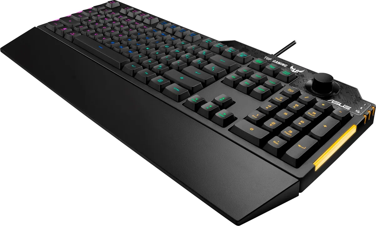 Клавіатура Asus TUF Gaming K1 USB Black UKR (90MP01X0-BKMA00) - мініатюра 3