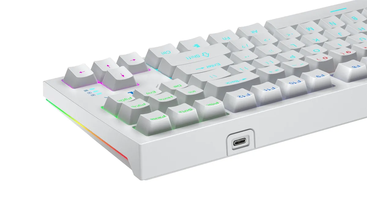 Клавіатура Aula F3032 KRGD Red White (6948391204680) - мініатюра 2