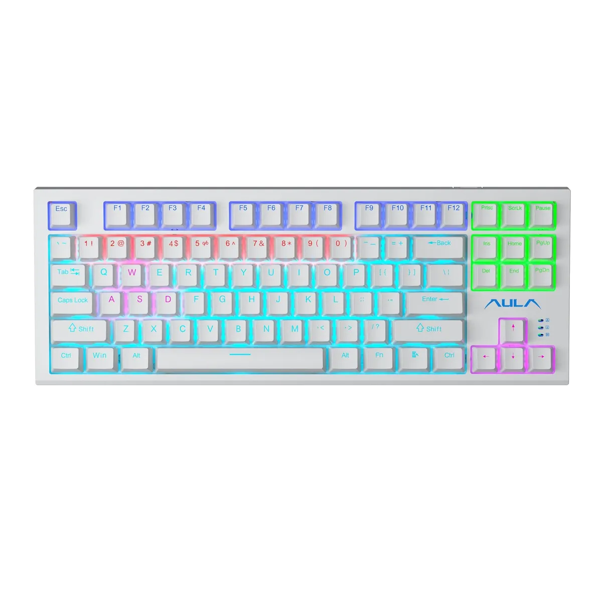 Клавіатура Aula F3032 KRGD Red White (6948391204680) - мініатюра 4