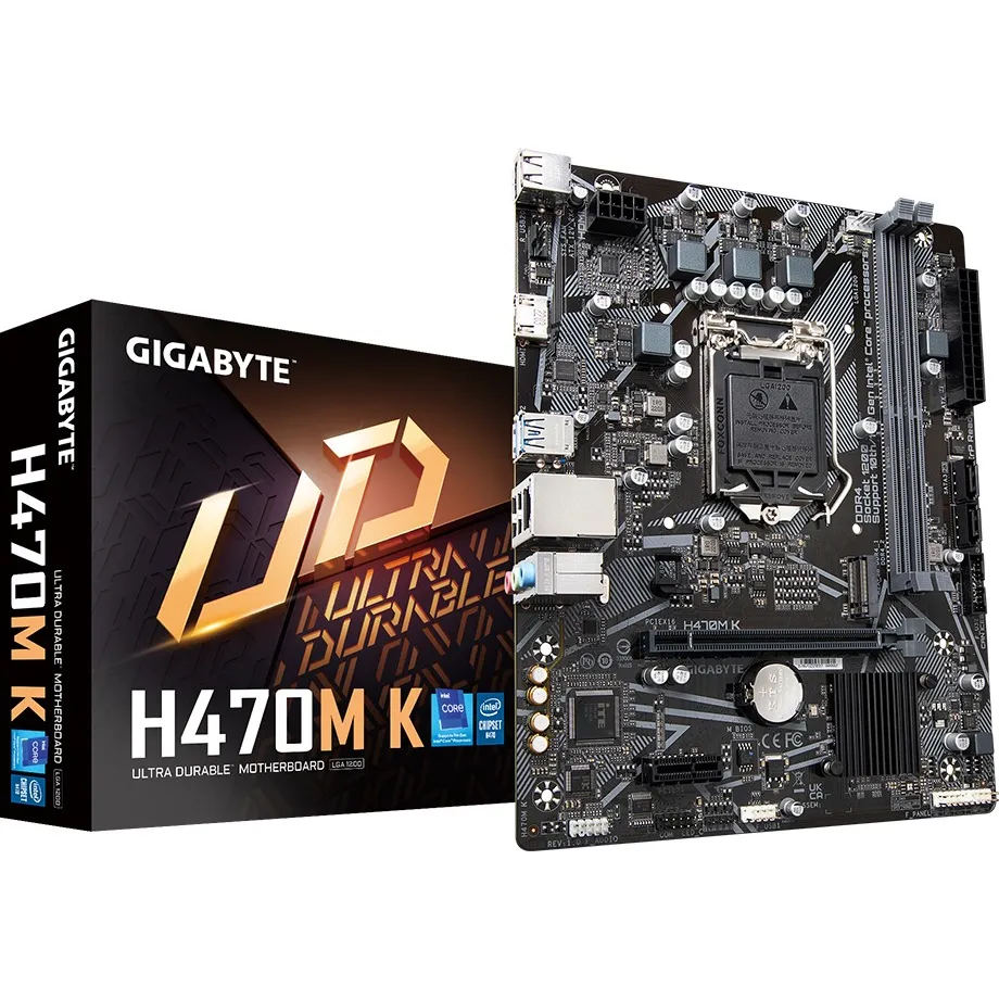Материнська плата Gigabyte H470M K Socket 1200 - мініатюра 5