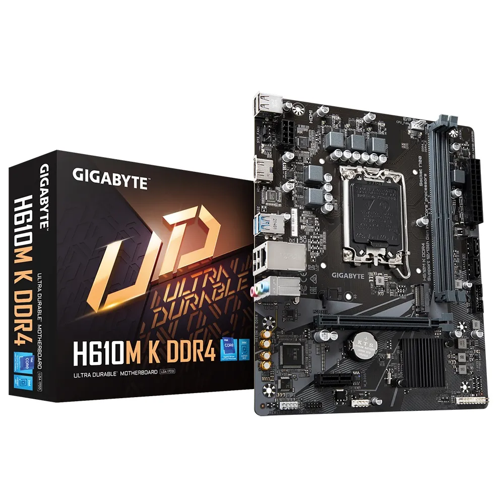 Материнська плата Gigabyte H610M K DDR4 Socket 1700 - зображення 1