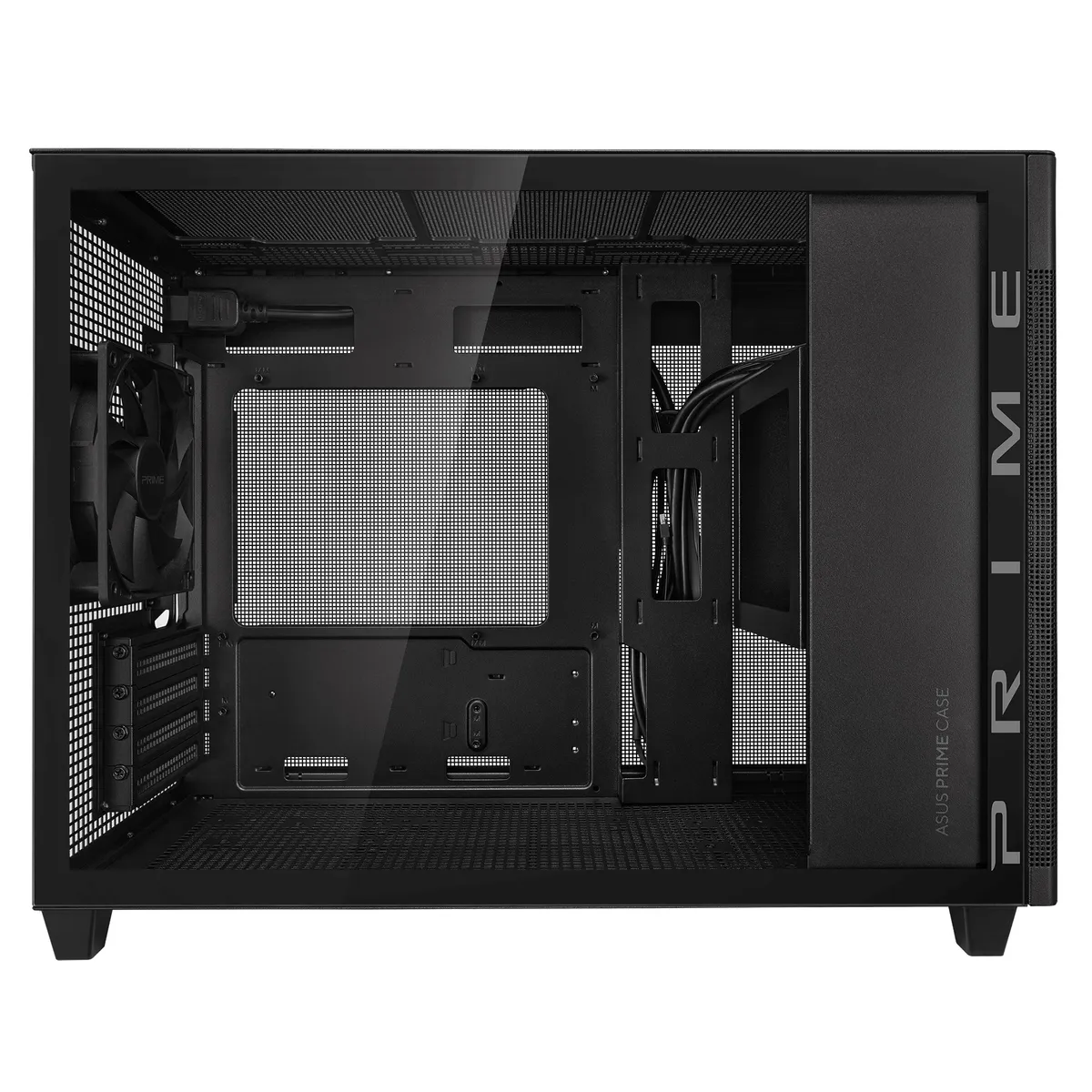 Корпус Asus Prime AP201 Black Tempered Glass без БЖ (90DC00G0-B39010) - мініатюра 9