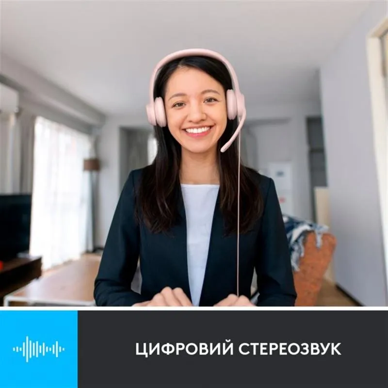 Гарнітура Logitech H390 USB Rose (981-001281) - мініатюра 12