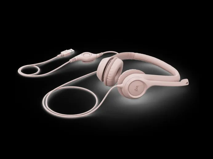 Гарнітура Logitech H390 USB Rose (981-001281) - мініатюра 14