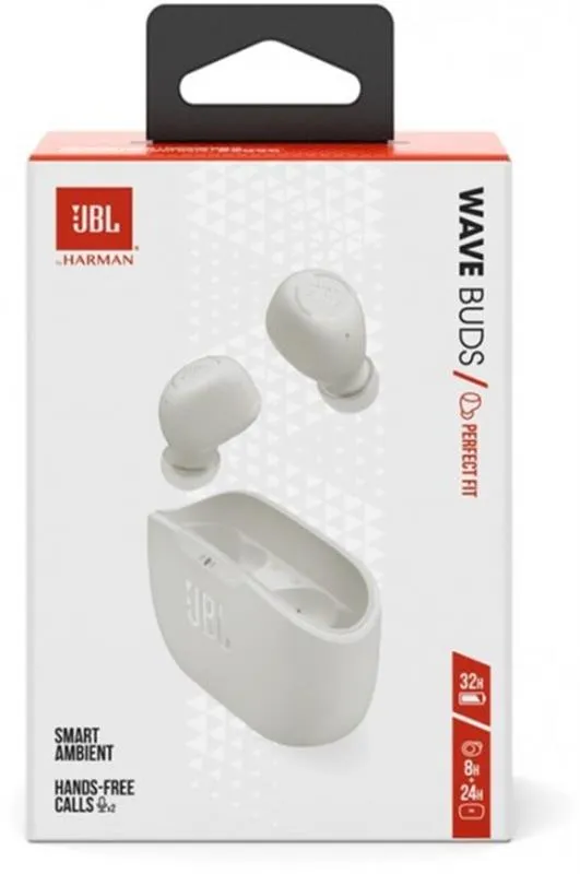 Bluetooth-гарнітура JBL Wave Buds White (JBLWBUDSWHT) - мініатюра 9