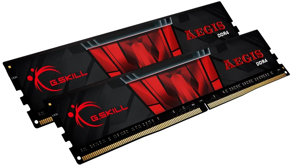Модуль пам`ятi DDR4 2x8GB/2666 G.Skill Aegis (F4-2666C19D-16GIS) - мініатюра 2