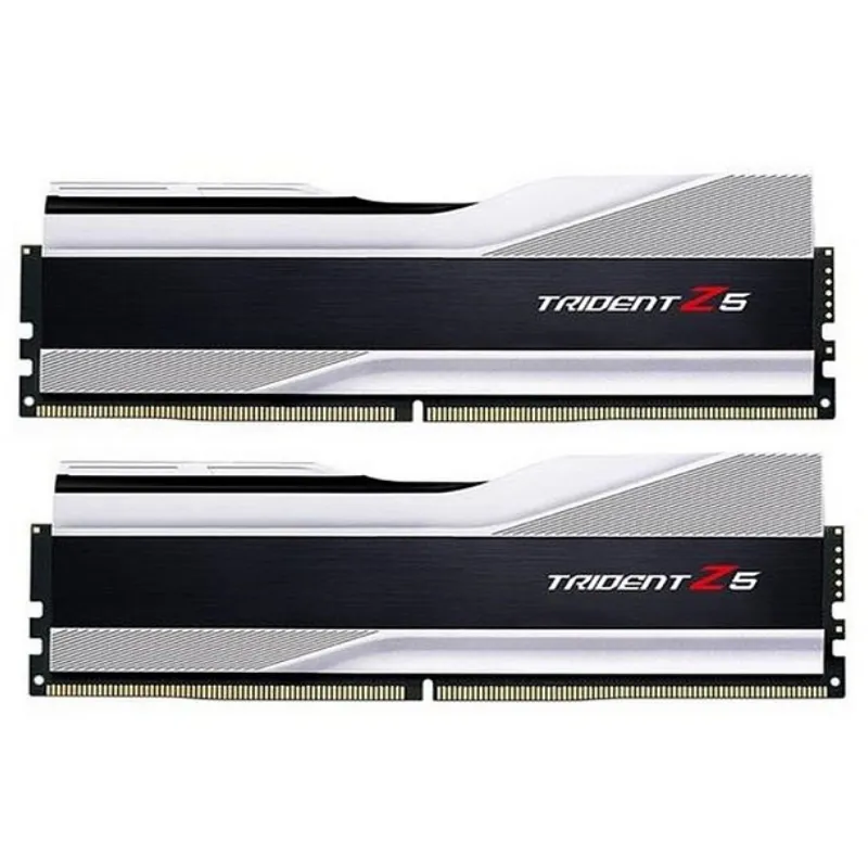 Модуль пам`ятi DDR5 2x16GB/5600 G.Skill Trident Z5 Silver (F5-5600J4040C16GX2-TZ5S) - зображення 1