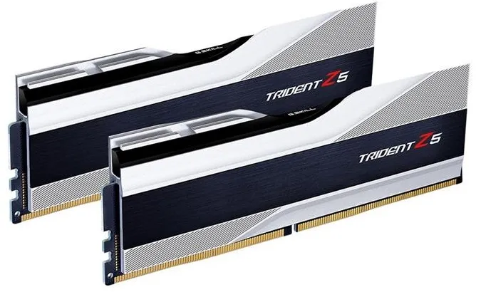 Модуль пам`ятi DDR5 2x16GB/5600 G.Skill Trident Z5 Silver (F5-5600J4040C16GX2-TZ5S) - мініатюра 3