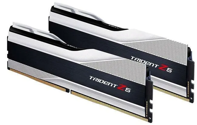 Модуль пам`ятi DDR5 2x16GB/5600 G.Skill Trident Z5 Silver (F5-5600J4040C16GX2-TZ5S) - мініатюра 4