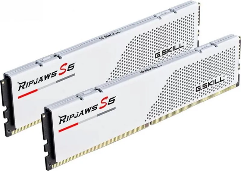 Модуль пам`ятi DDR5 2x16GB/6000 G.Skill Ripjaws S5 White (F5-6000J3238F16GX2-RS5W) - мініатюра 2