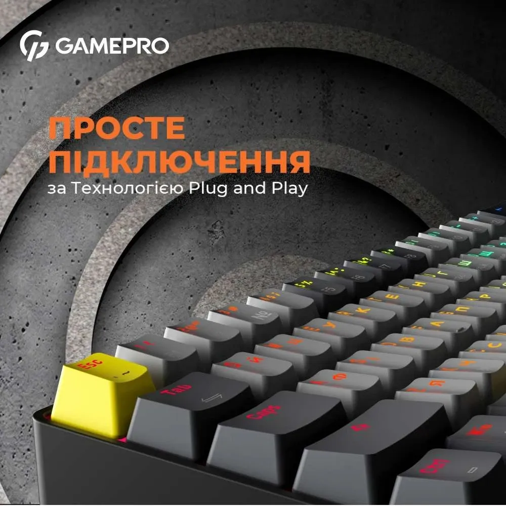Клавіатура Gamepro Asgard Fenrir (MK130G Pro) - мініатюра 2