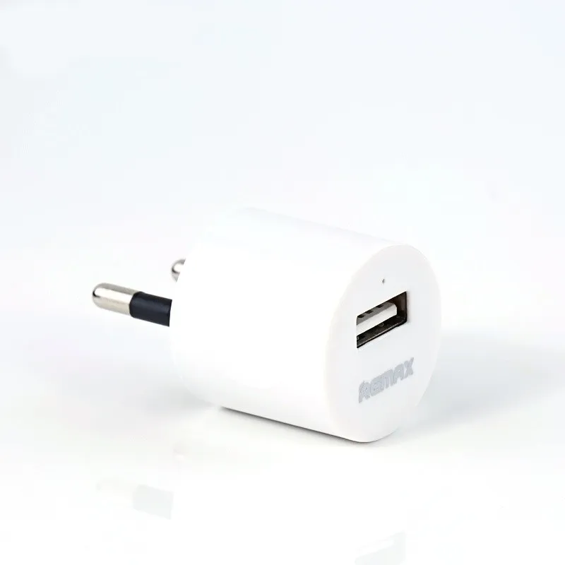 Мережевий зарядний пристрій Remax U1 RMT-5288 Drum (EU) (1USB 1А) White (6954851226277) - зображення 1