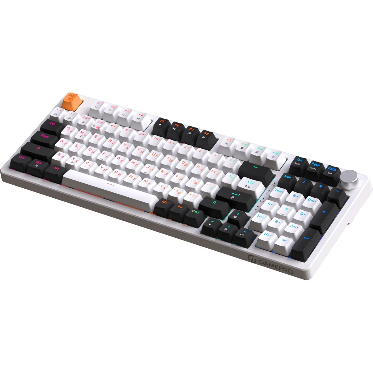 Клавіатура GamePro MK170W Red з Hot-Swap RGB White - мініатюра 4