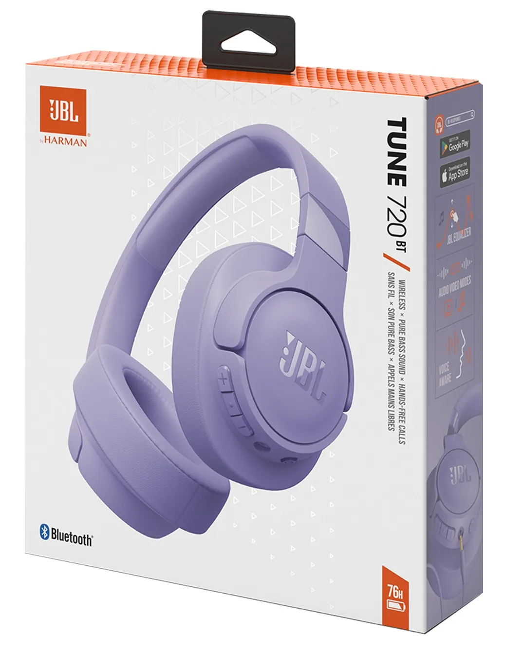 Bluetooth-гарнітура JBL Tune 720BT Purple (JBLT720BTPUR) - мініатюра 9