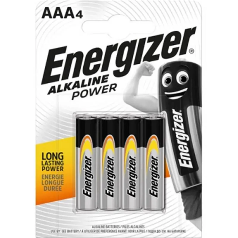 Батарейка Energizer Alkaline Power AAA 4 шт - зображення 1