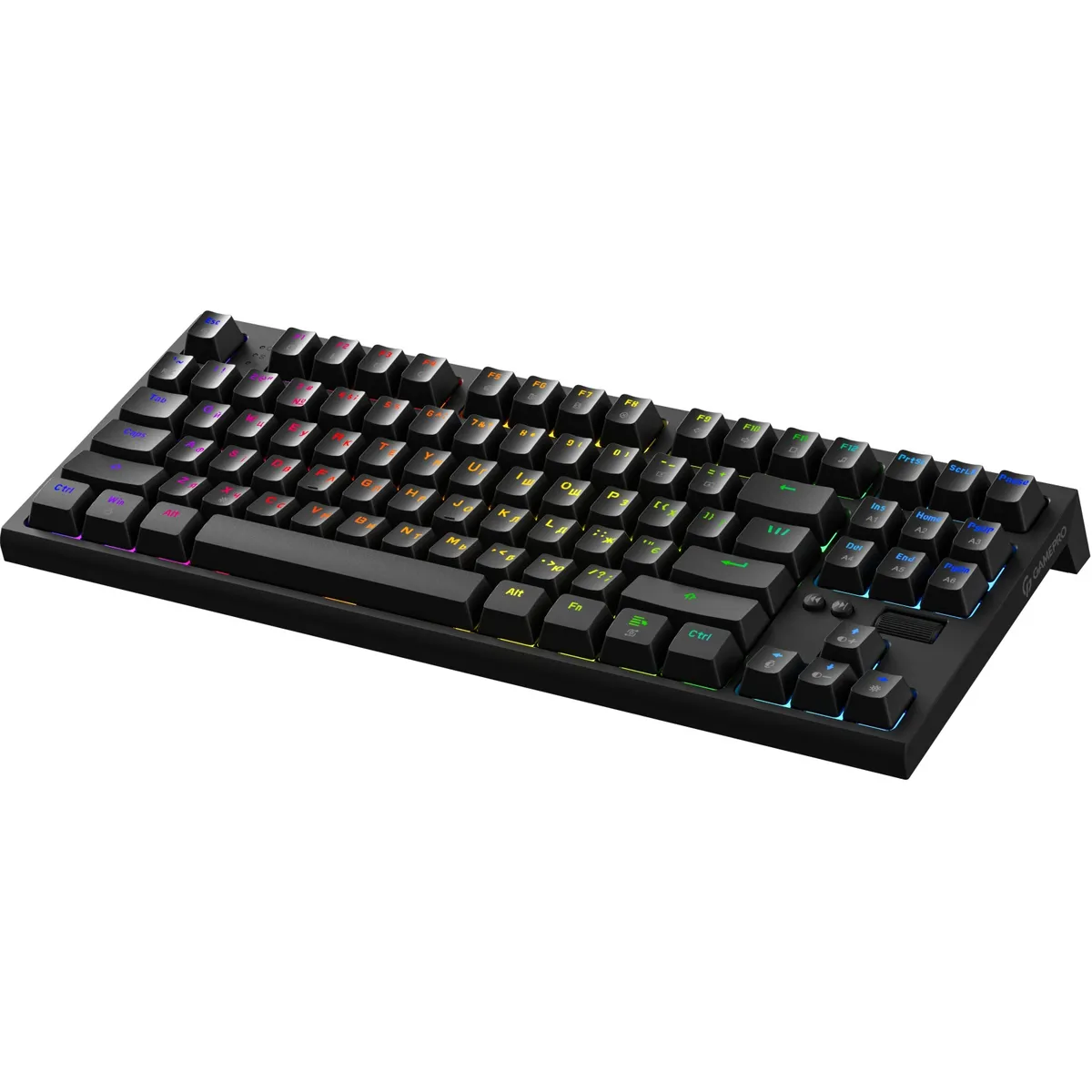 Клавіатура GamePro MK180B Red з Hot-Swap RGB Black - мініатюра 4