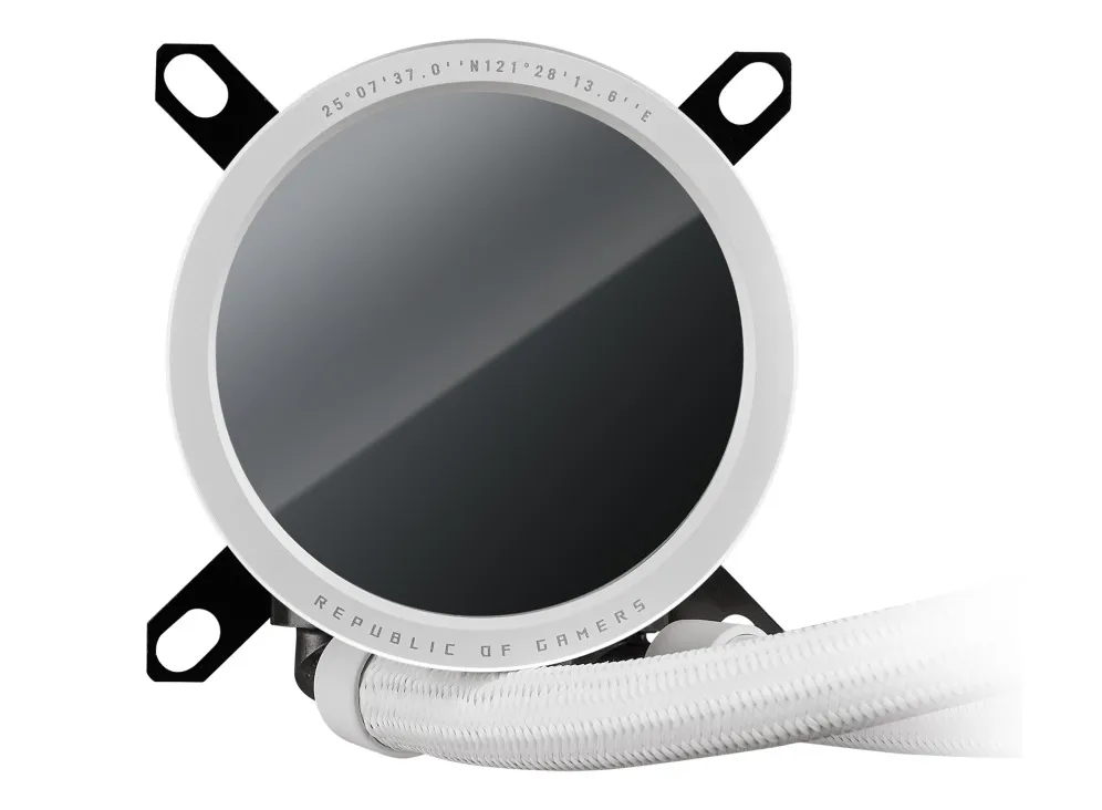 Система водяного охолодження Asus ROG Ryuo III 240 ARGB White Edition (90RC00J2-M0UAY0) - мініатюра 2