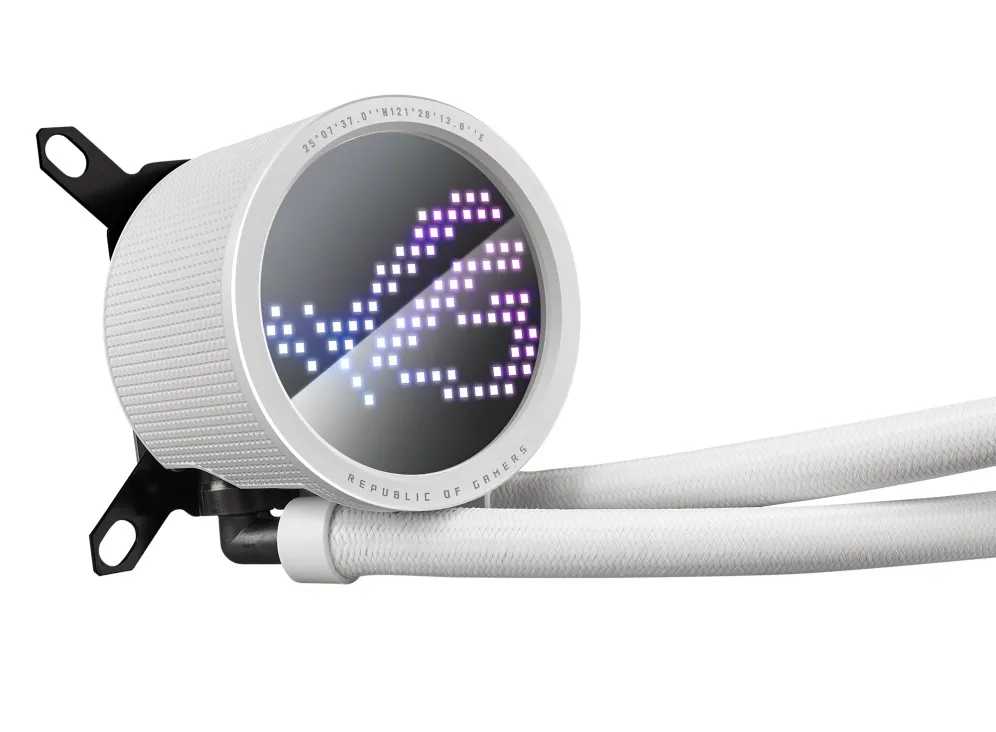 Система водяного охолодження Asus ROG Ryuo III 240 ARGB White Edition (90RC00J2-M0UAY0) - мініатюра 4