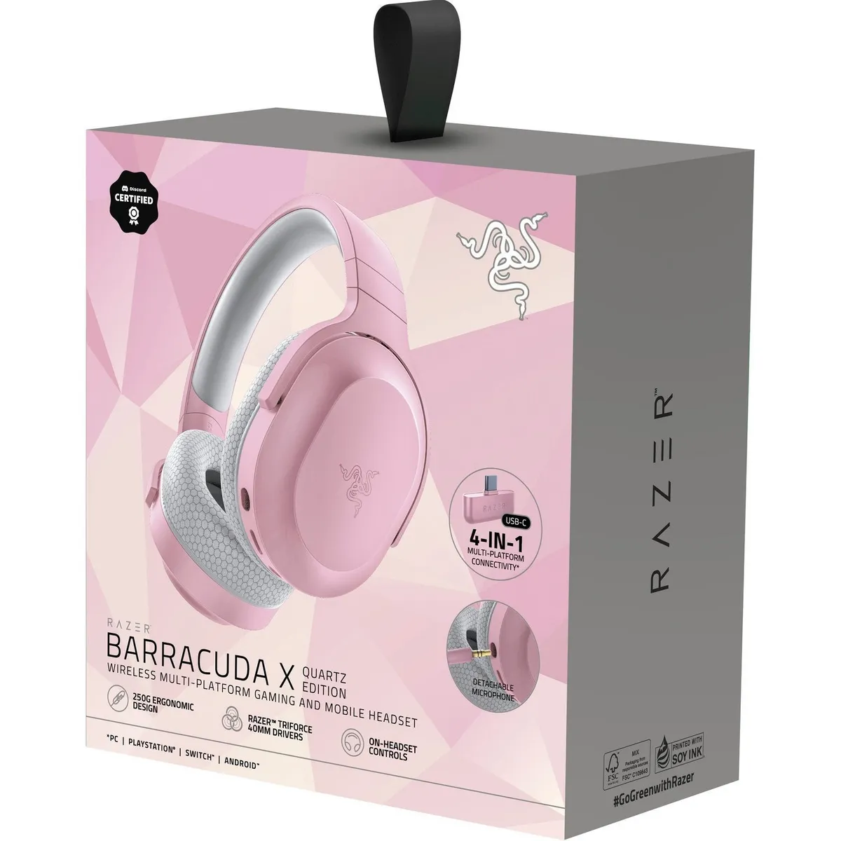 Гарнітура Razer Barracuda X 2022 Quartz (RZ04-04430300-R3M1) - мініатюра 7