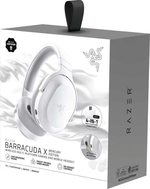 Гарнітура Razer Barracuda X 2022 Mercury (RZ04-04430200-R3M1) - мініатюра 7