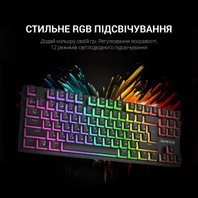 Клавіатура GamePro MK80R Black - мініатюра 10
