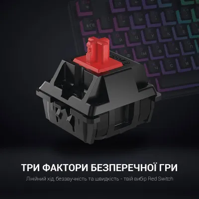 Клавіатура GamePro MK80R Black - мініатюра 3
