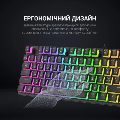 Клавіатура GamePro MK80R Black - мініатюра 4