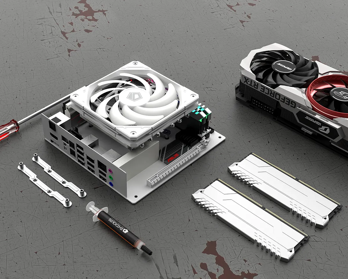 Вентилятор ID-Cooling NO-12015-XT ARGB Snow - мініатюра 6