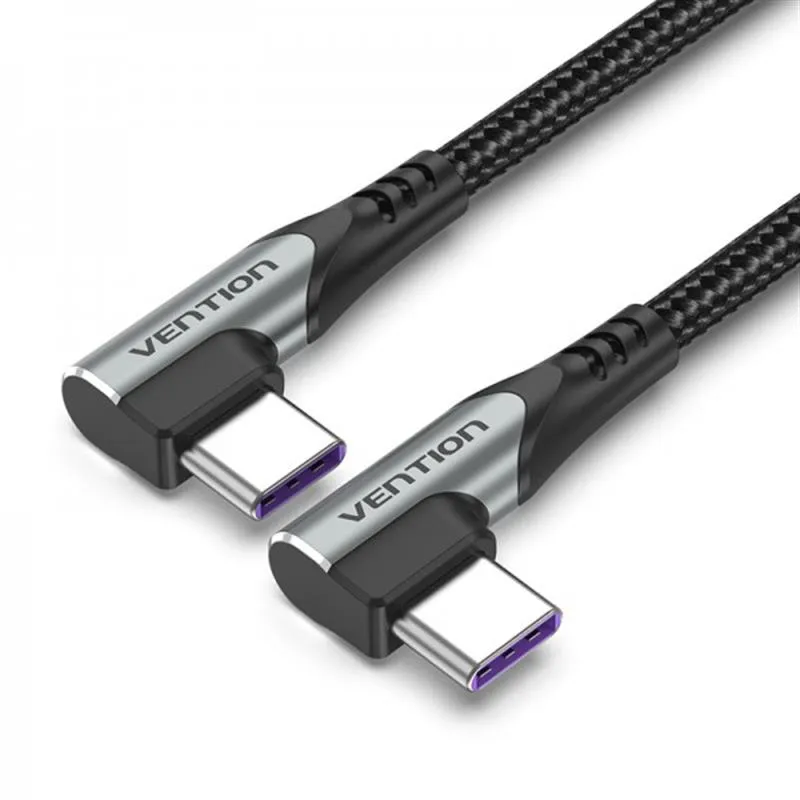 Кабель Vention USB Type-C - USB Type-C (M/M), 2 м, Black (TANHH) - зображення 1