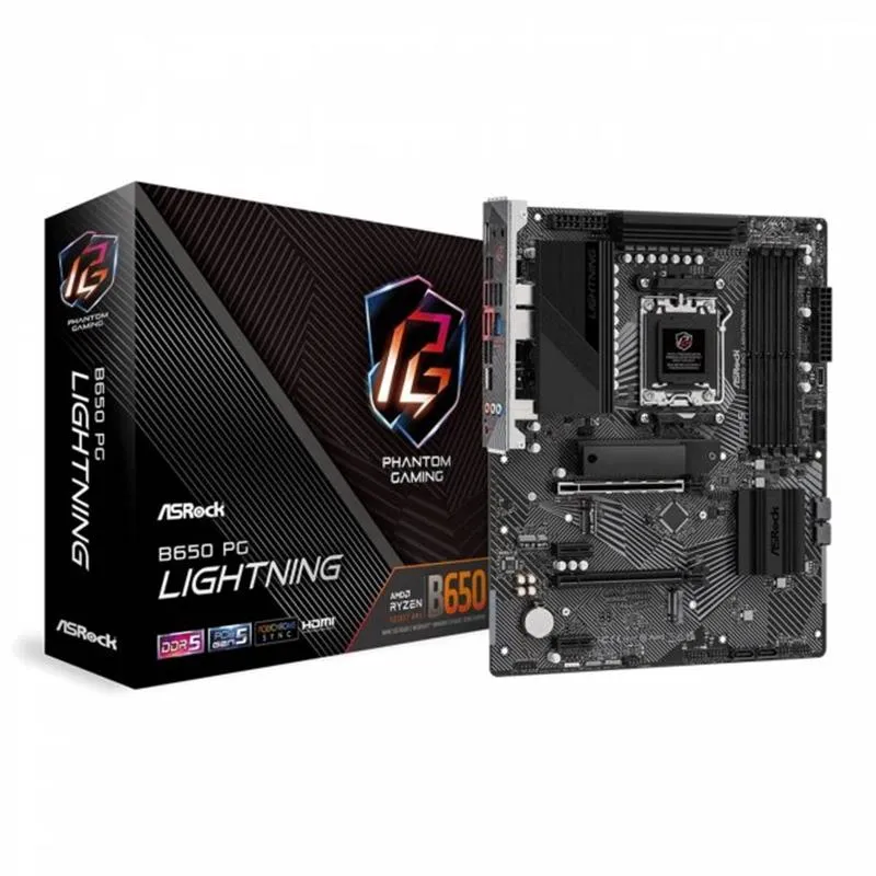 Материнська плата ASRock B650 PG Lightning Socket AM5 - зображення 1