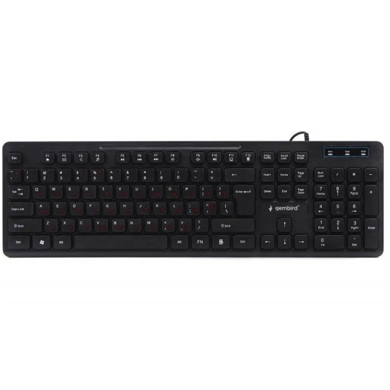 Клавіатура Gembird KB-MCH-04-UA Ukr Black - мініатюра 4