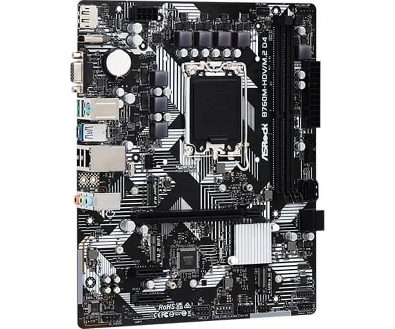 Материнська плата ASRock B760M-HDV/M.2 D4 Socket 1700 - мініатюра 3