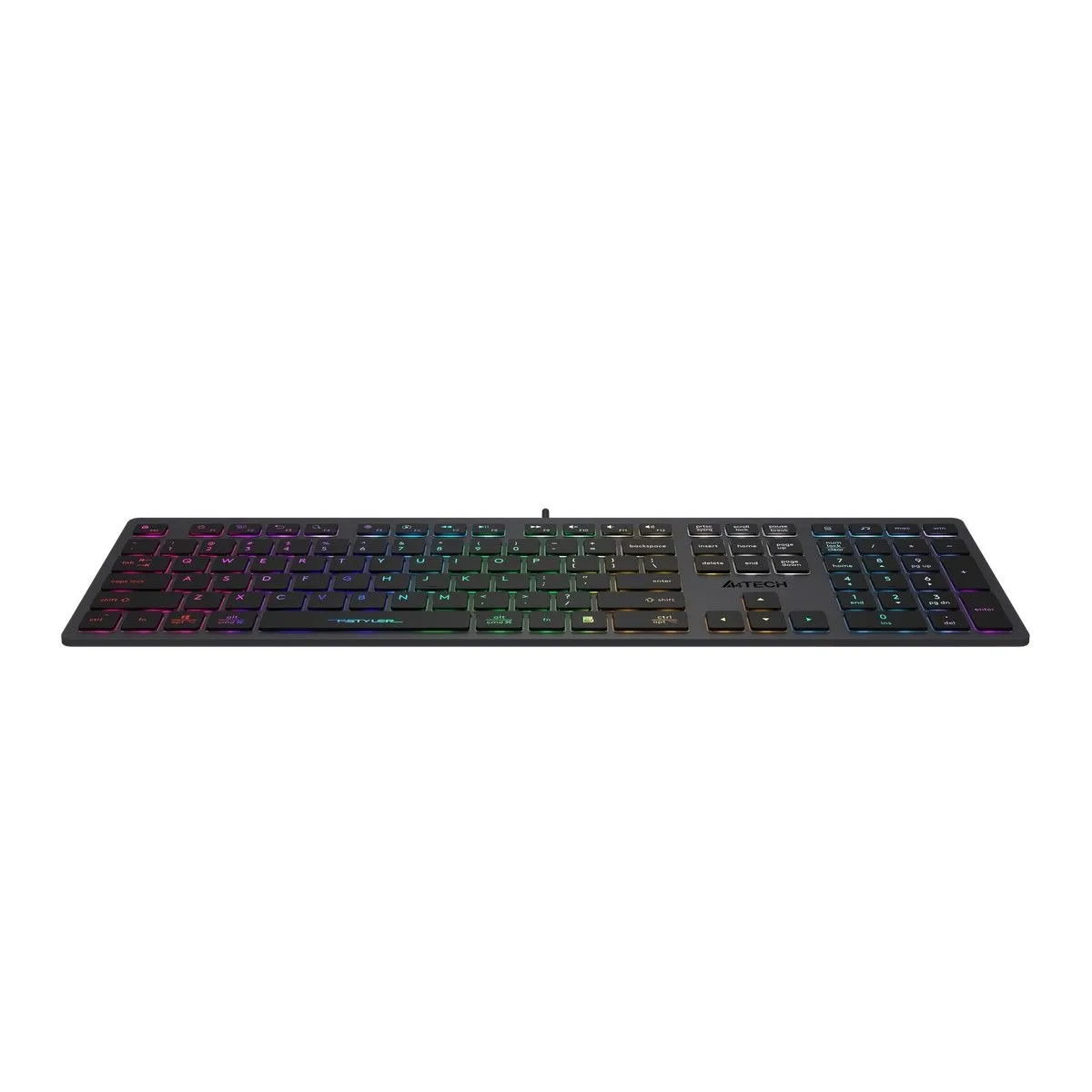 Клавіатура A4Tech Fstyler FX60H Grey Neon Backlit - мініатюра 10