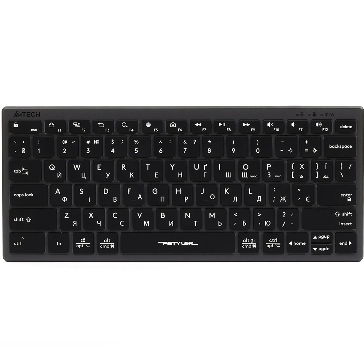 Клавіатура A4Tech Fstyler FX61 Grey - мініатюра 17
