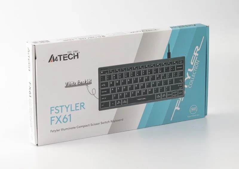 Клавіатура A4Tech Fstyler FX61 Grey - мініатюра 9