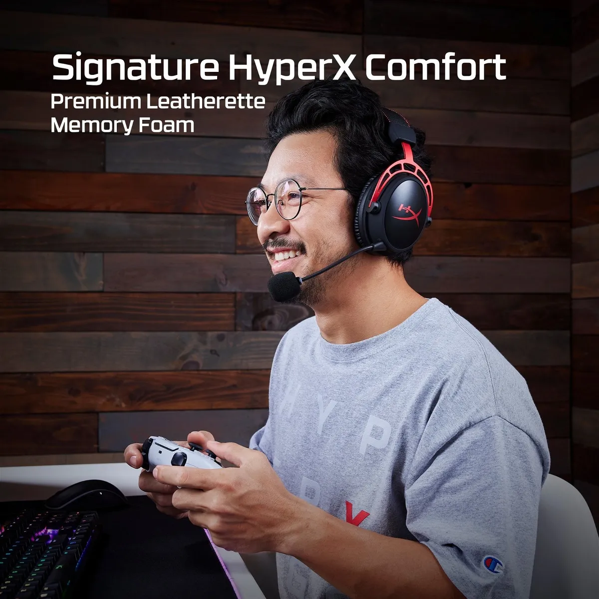Гарнiтура HyperX Cloud Alpha Wireless Black/Red (4P5D4AA) - мініатюра 12
