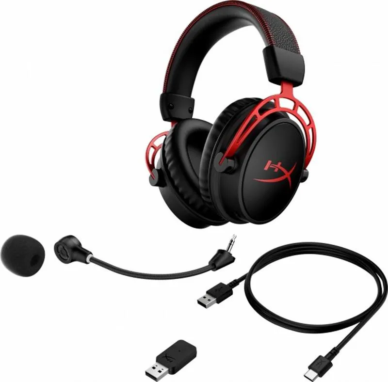 Гарнiтура HyperX Cloud Alpha Wireless Black/Red (4P5D4AA) - мініатюра 6
