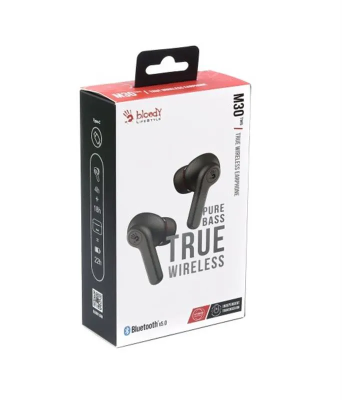 Bluetooth-гарнітура A4Tech Bloody M30 Black+Red - мініатюра 7