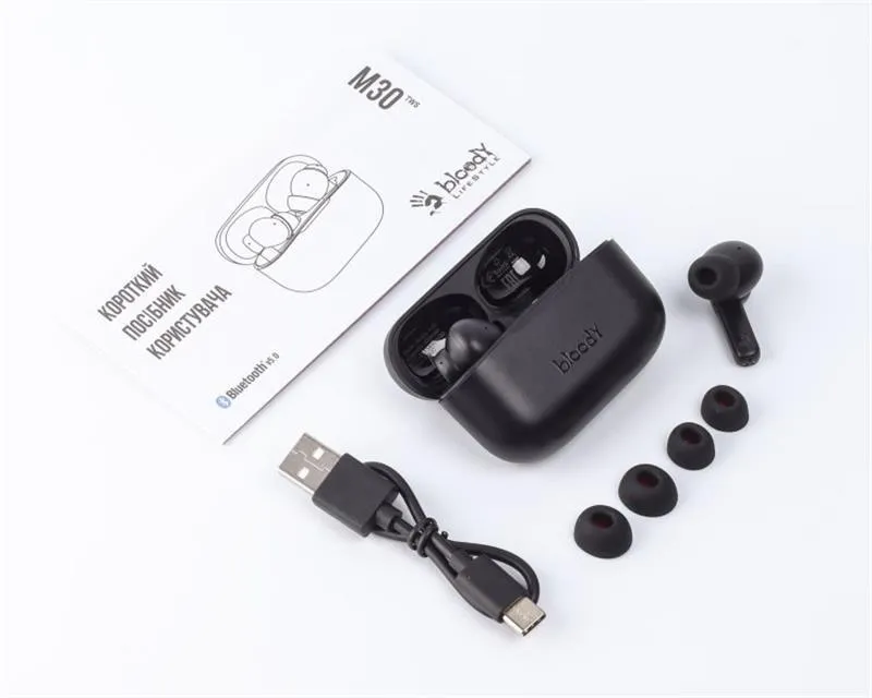 Bluetooth-гарнітура A4Tech Bloody M30 Black+Red - мініатюра 8