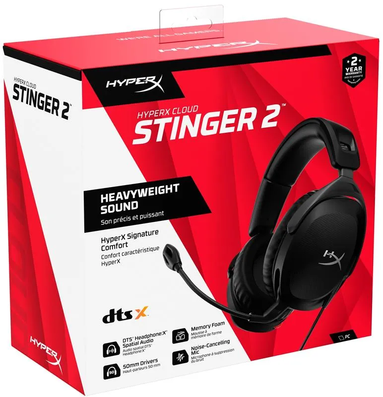 Гарнітура HyperX Cloud Stinger 2 3.5mm Black (519T1AA) - мініатюра 10