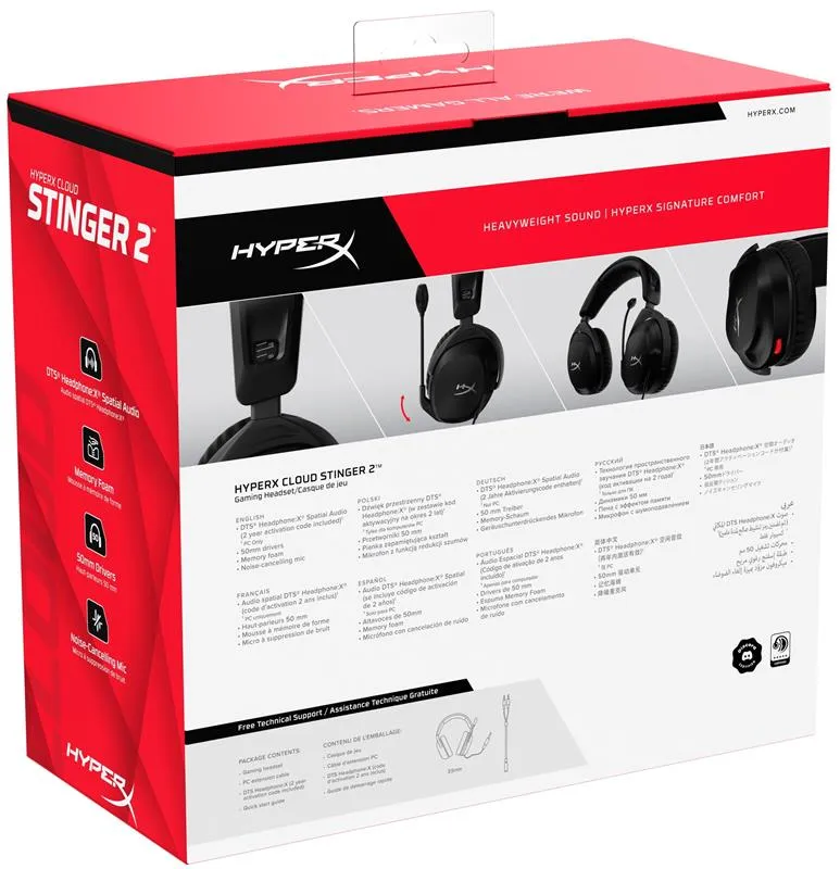 Гарнітура HyperX Cloud Stinger 2 3.5mm Black (519T1AA) - мініатюра 9