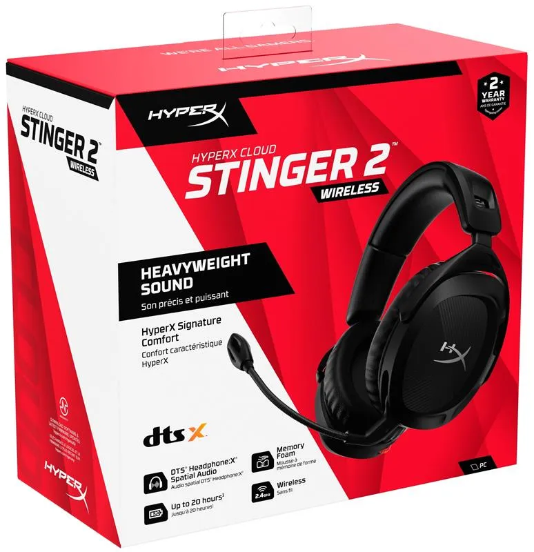 Гарнітура HyperX Cloud Stinger 2 USB/WL Black (676A2AA) - мініатюра 10
