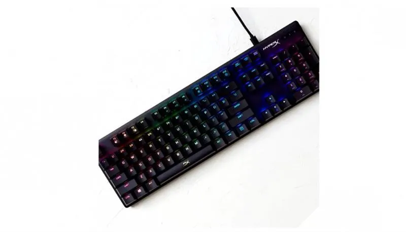 Клавіатура HyperX Alloy Origins Red RGB PBT ENG/RU Black (639N3AA)  - мініатюра 4