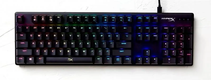 Клавіатура HyperX Alloy Origins Aqua RGB PBT ENG/UKR Black (639N5AA)  - мініатюра 5