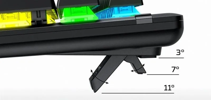 Клавіатура HyperX Alloy Origins Aqua RGB PBT ENG/UKR Black (639N5AA)  - мініатюра 7