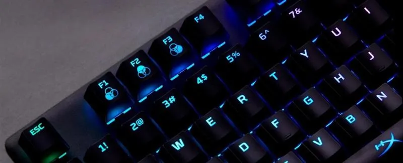Клавіатура HyperX Alloy Origins Aqua RGB PBT ENG/UKR Black (639N5AA)  - мініатюра 9