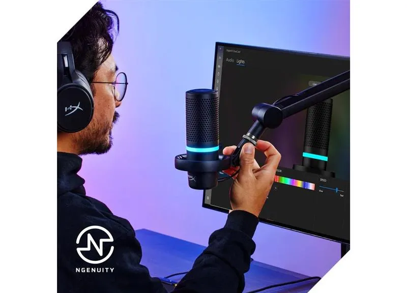 Мікрофон HyperX DuoCast RGB Black (4P5E2AA) - мініатюра 11